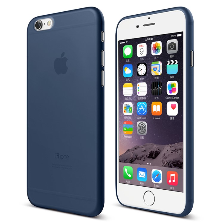 

CAFELE 0.4mm Ultra Thin Matte Plastic Cell Phone Cover for iPhone 6s Plus / 6 Plus - Dark Blue
