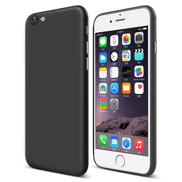 CAFELE 0.4mm Ultra-thin Matte Plastic Phone Case for Apple iPhone 7 (2016) - Black-1