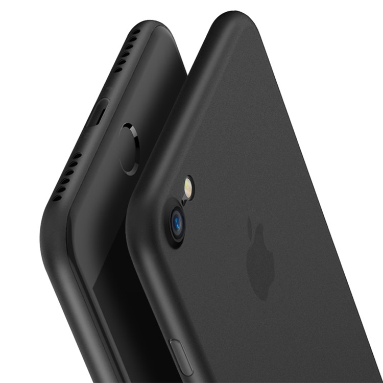 CAFELE 0.4mm Ultra-thin Matte Plastic Phone Case for Apple iPhone 7 (2016) - Black-2