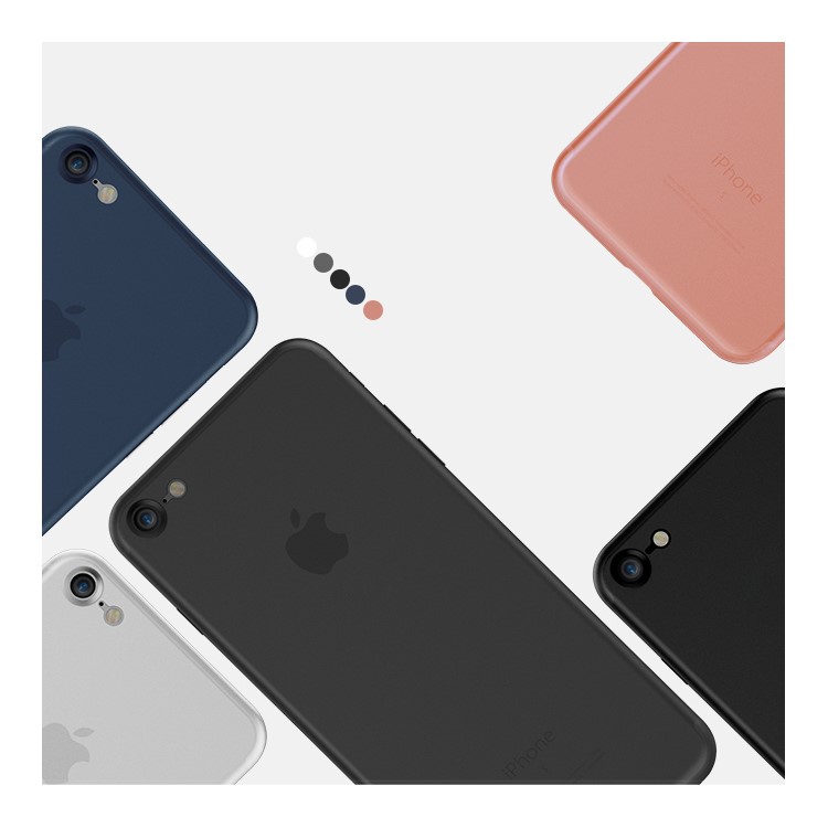 CAFELE 0.4mm Ultra-thin Matte PP Case for iPhone 7 Plus 2016 - Black-8