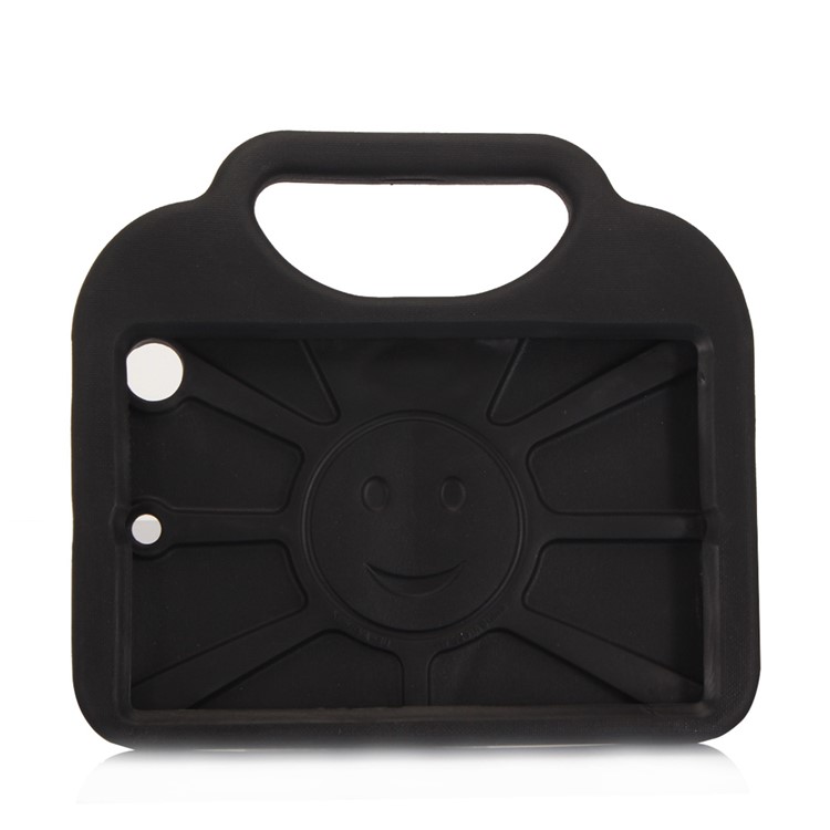 3D Shirt Tie EVA Shockproof Handle Case with Kickstand for iPad mini 4/3/2/1 - Black-3