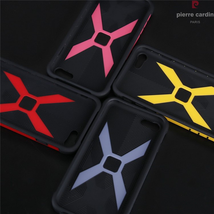 PIERRE CARDIN Rugged Shockproof PC TPU Hybrid Case for iPhone 7 4.7 inch - Black-10