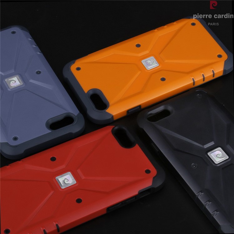 PIERRE CARDIN Rugged Shockproof PC TPU Hybrid Case for iPhone 7 4.7 inch - Black-11