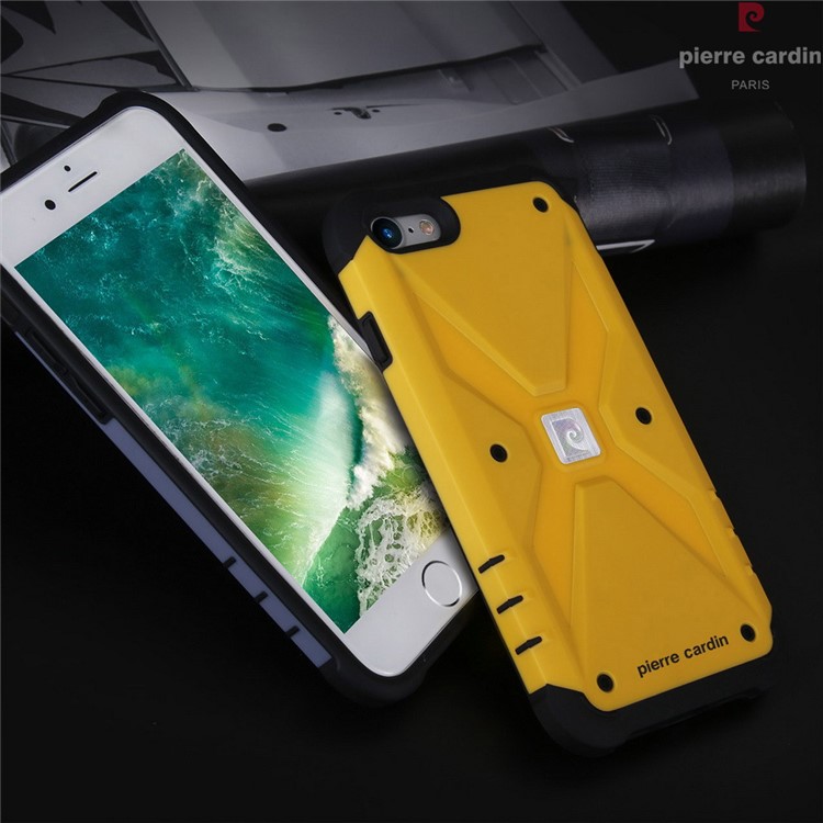 PIERRE CARDIN Rugged Shockproof PC TPU Hybrid Case for iPhone 7 4.7 inch - Black-6