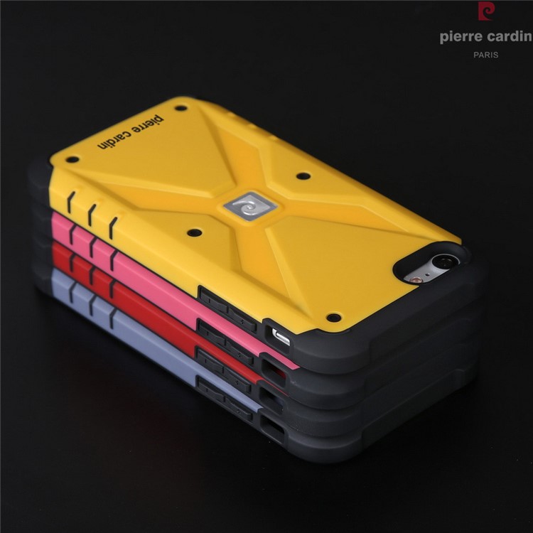 PIERRE CARDIN Rugged Shockproof PC TPU Hybrid Case for iPhone 7 4.7 inch - Black-8