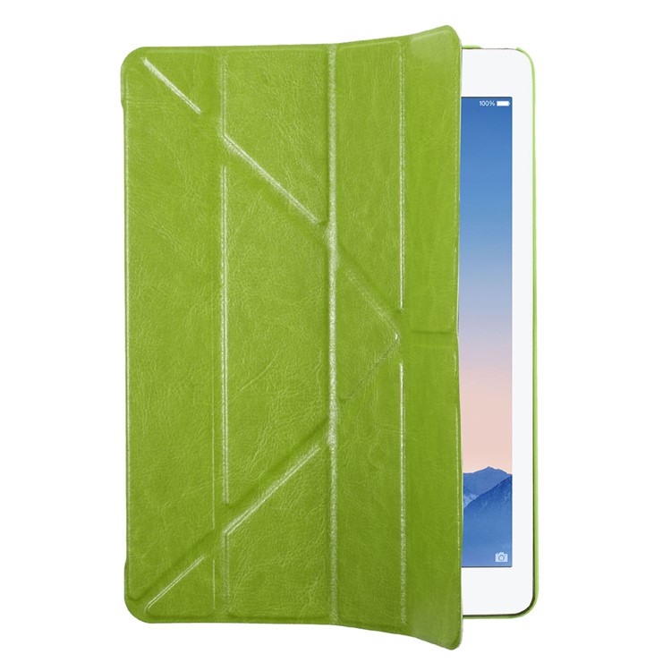 

Кожаный Чехол Для Оригами Для Ipad Air 2 - Зеленый, iPad Air 2