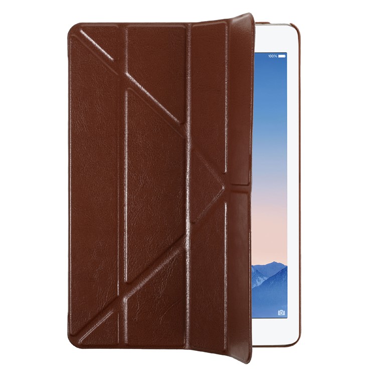 

Сумасшедший Костюм Оригами Для Кожи Оригами Для Ipad Air 2 - Коричневый, iPad Air 2