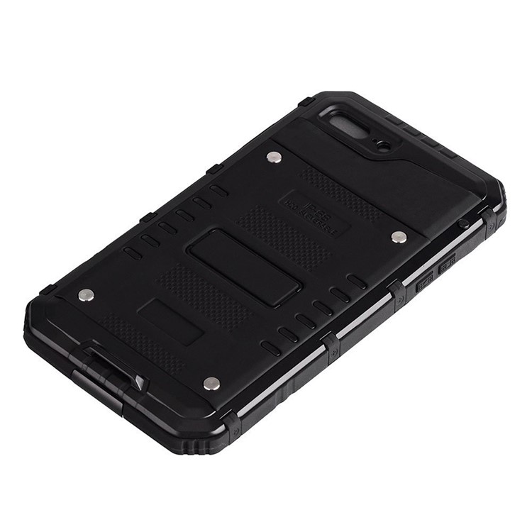 IP68 Wasserdichter Staubdicht-widerstandsfähig Anti-Explosion Vollschutztasche für iPhone 7 Plus - Schwarz-11