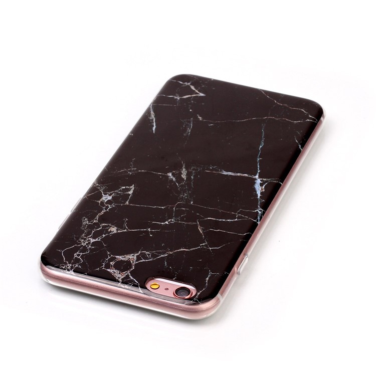 Marble Texture IMD Soft TPU Case for iPhone 6s Plus / 6 Plus - Black-5