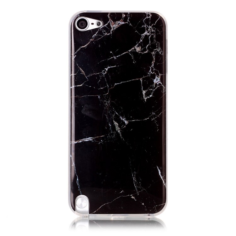 Custodia In Similpelle IMD Gel TPU Per Apple Ipod Touch 6 - Nero-2