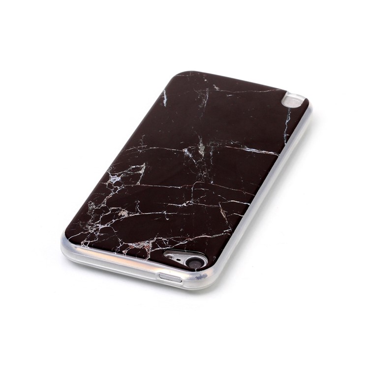 Custodia In Similpelle IMD Gel TPU Per Apple Ipod Touch 6 - Nero-5