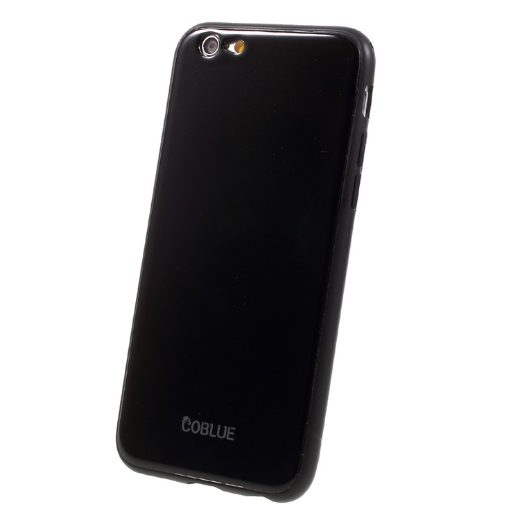 COBLUE Piano Series for iPhone 6s/6 4.7 Glossy PC and TPU Mobile Phone Cover - Black-2