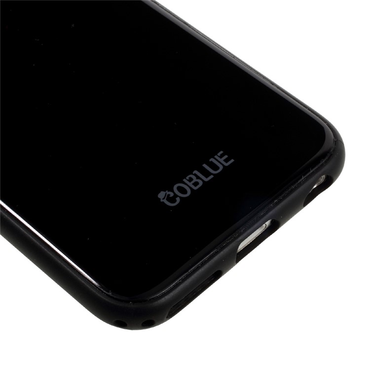 COBLUE Piano Series for iPhone 6s/6 4.7 Glossy PC and TPU Mobile Phone Cover - Black-5