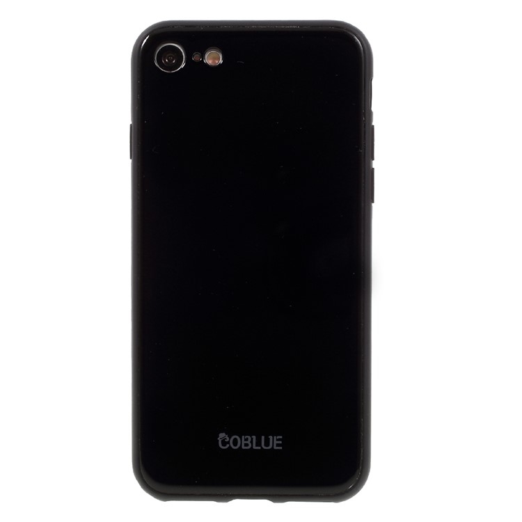 COBLUE Piano Series Glossy Hybrid Phone Casing for iPhone 7 (PC + TPU) - Black-2