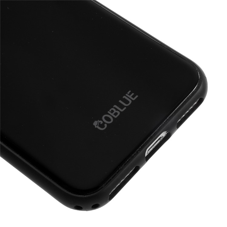 COBLUE Piano Series Glossy Hybrid Phone Casing for iPhone 7 (PC + TPU) - Black-5
