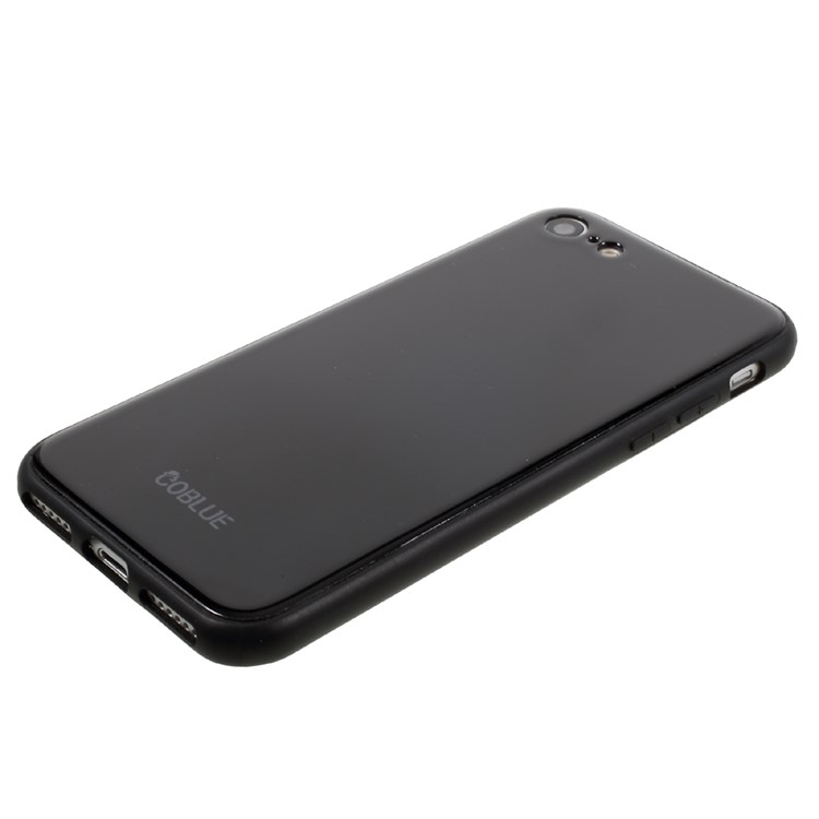 COBLUE Piano Series Glossy Hybrid Phone Casing for iPhone 7 (PC + TPU) - Black-6