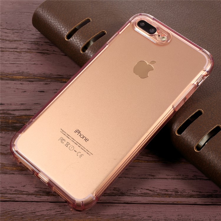 

Второе Поколение Отказоустойчивого Прозрачного TPU Мобильного Покрытия Для Iphone 8 Plus / 7 Плюс 5,5 Дюймов - Розовый, iPhone 8 Plus 5.5 inch