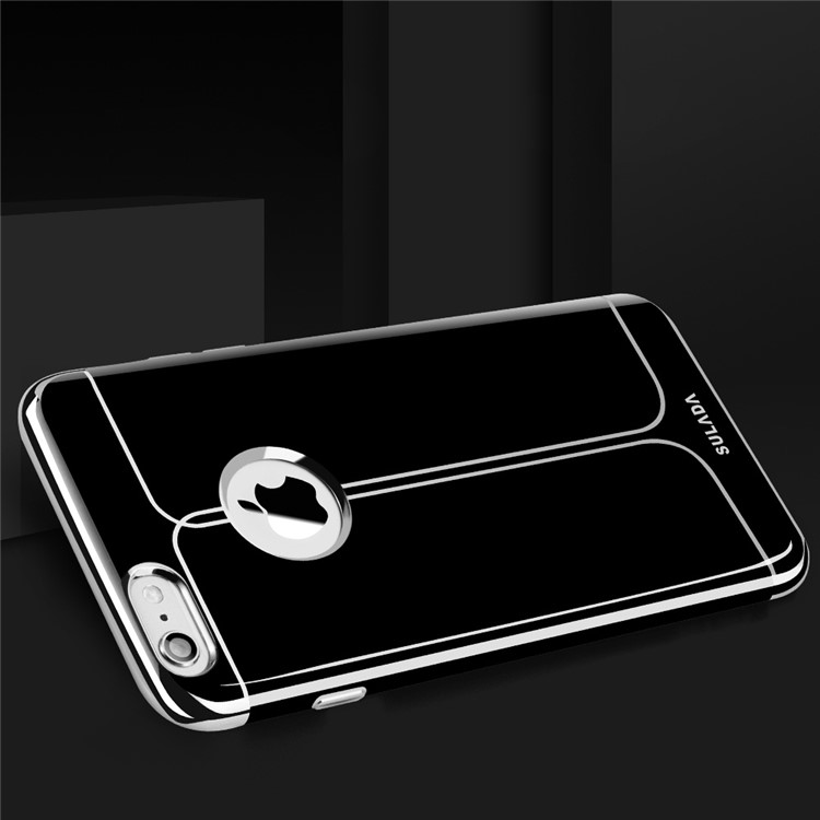 SUDALA Plating Soft TPU Cell Phone Case for iPhone 6s/6 4.7 Inch - Silver-2