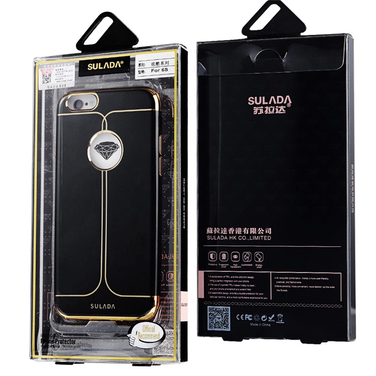 SUDALA Plating Soft TPU Cell Phone Case for iPhone 6s/6 4.7 Inch - Silver-4