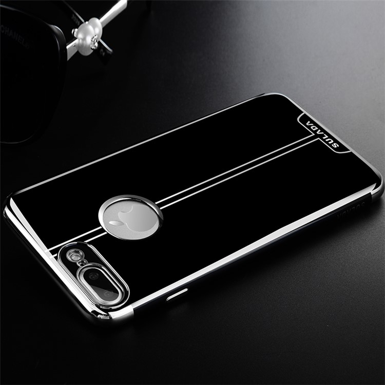 SUDALA Electroplating TPU Mobile Phone Case for iPhone 7 Plus 5.5 Inch - Silver-1
