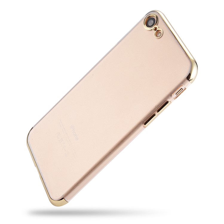 SULADA para el iphone 8 / Iphone 7 Carcasa Protectora Cristalina De La Cubierta De La Galjanoplastia TPU De 4.7 Pulgadas - Oro-1
