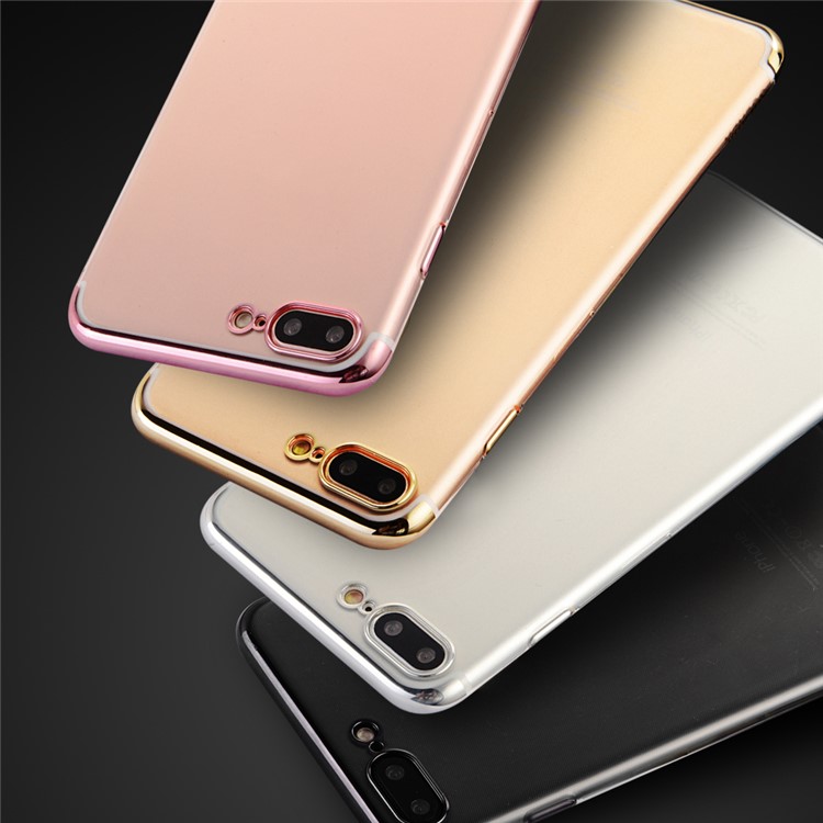 SULADA para el iphone 8 / Iphone 7 Carcasa Protectora Cristalina De La Cubierta De La Galjanoplastia TPU De 4.7 Pulgadas - Oro-12
