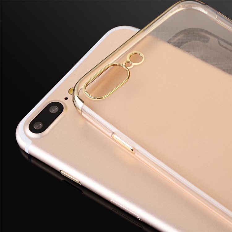SULADA para el iphone 8 / Iphone 7 Carcasa Protectora Cristalina De La Cubierta De La Galjanoplastia TPU De 4.7 Pulgadas - Oro-4