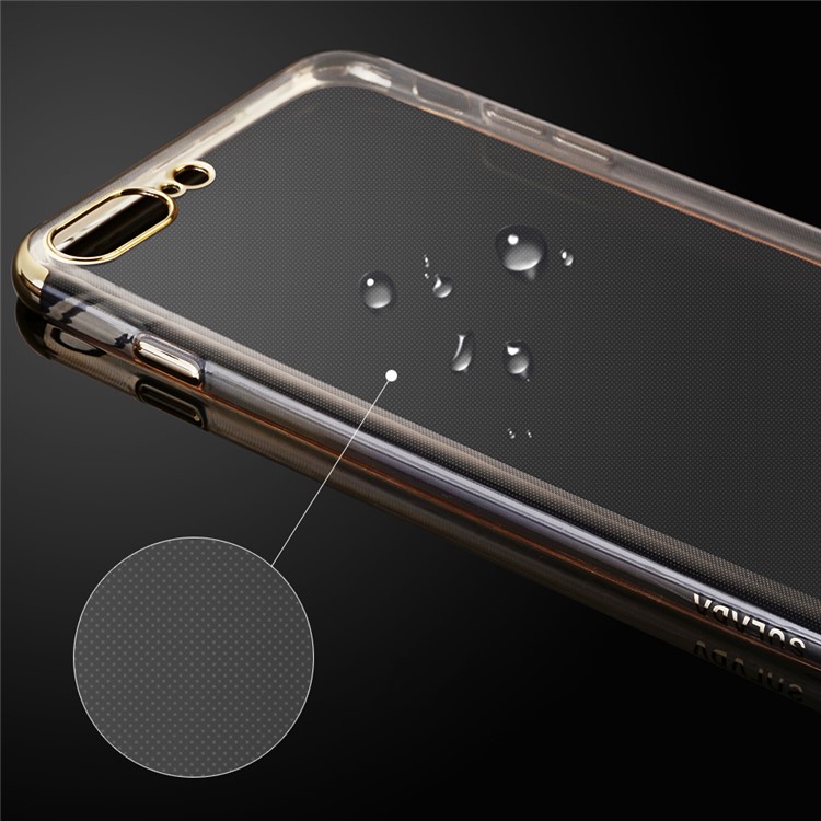 SULADA para el iphone 8 / Iphone 7 Carcasa Protectora Cristalina De La Cubierta De La Galjanoplastia TPU De 4.7 Pulgadas - Oro-6