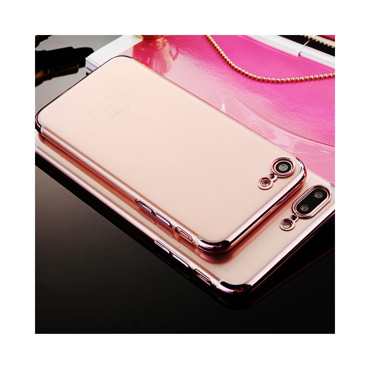 SULADA para el iphone 8 / Iphone 7 Carcasa Protectora Cristalina De La Cubierta De La Galjanoplastia TPU De 4.7 Pulgadas - Oro-7