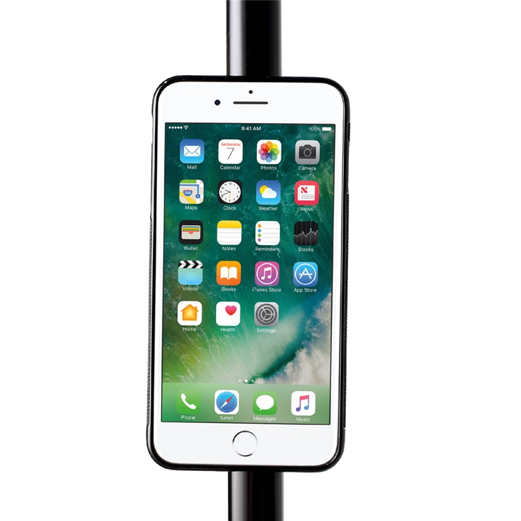 MYFONLO for iPhone 7 Plus Anti-Gravity Magic Sticks Case Sitck to Mirror Hands-free - Black-7