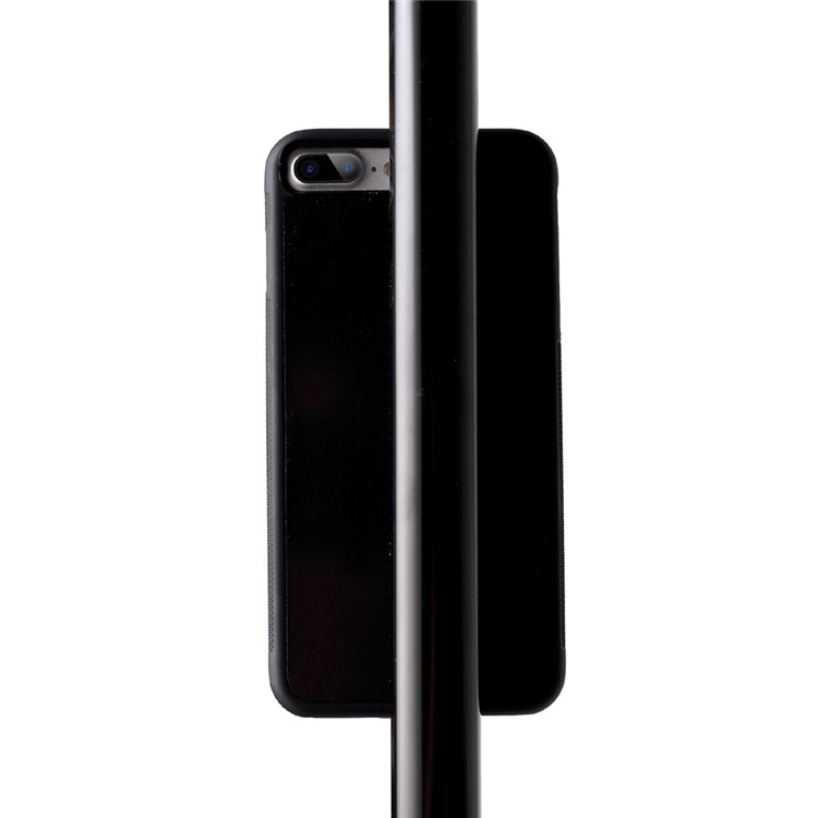 MYFONLO for iPhone 7 Plus Anti-Gravity Magic Sticks Case Sitck to Mirror Hands-free - Black-8