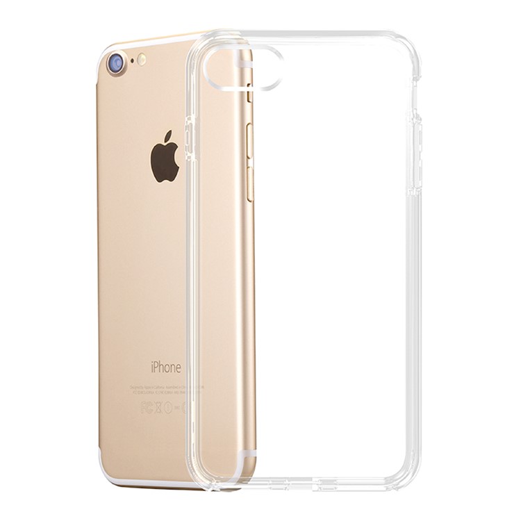 TORRAS Fence Series for iPhone 7 4.7 Impact Resistant Clear TPU Phone Case - Transparent-2
