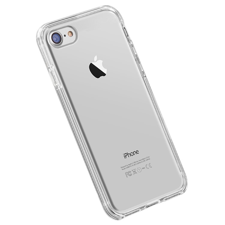 TORRAS Fence Series for iPhone 7 4.7 Impact Resistant Clear TPU Phone Case - Transparent-3