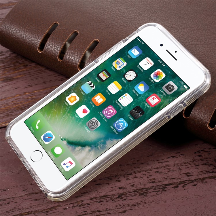 TORRAS Fence Series for iPhone 7 4.7 Impact Resistant Clear TPU Phone Case - Transparent-5
