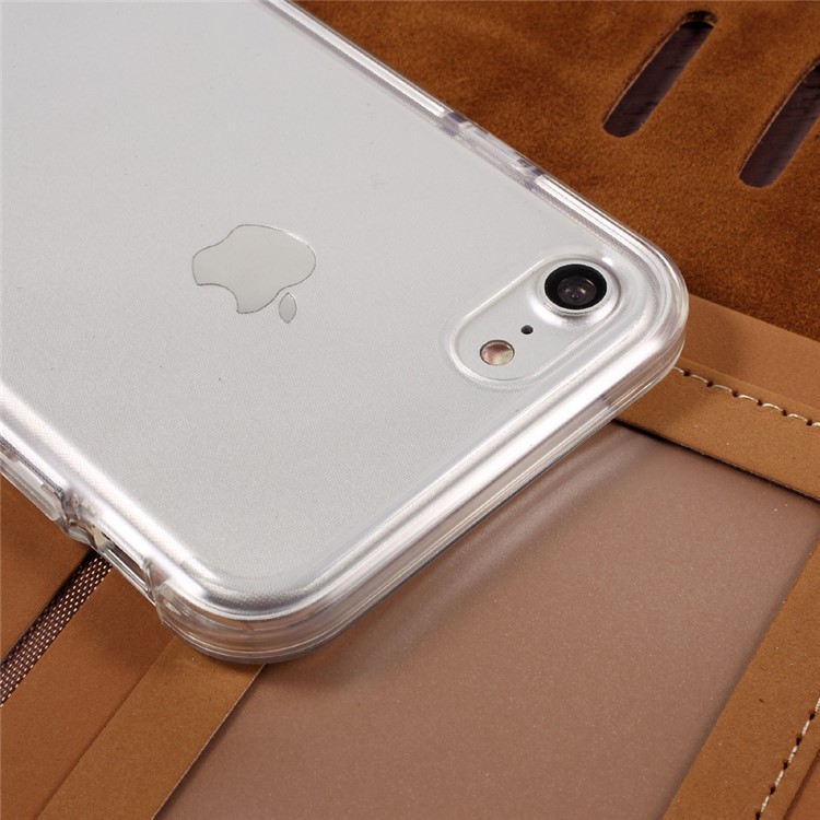 TORRAS Fence Series for iPhone 7 4.7 Impact Resistant Clear TPU Phone Case - Transparent-6