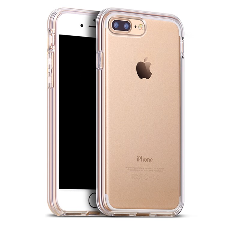 TORRAS Fence Series Impact Resistant Clear TPU Case for iPhone 7 Plus 5.5 (2016) - Transparent-1