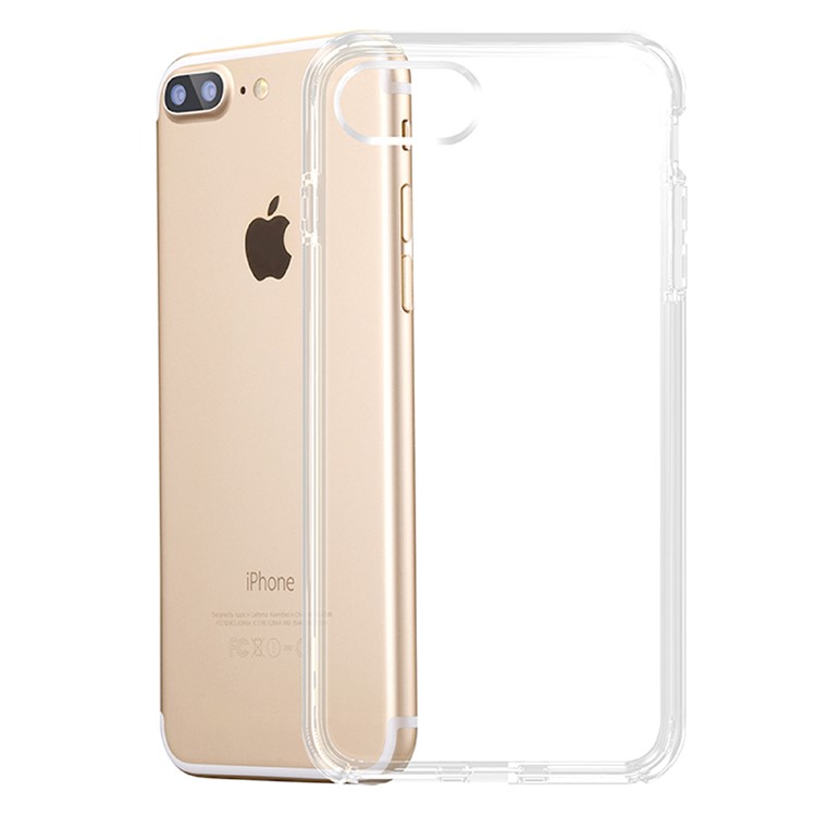 TORRAS Fence Series Impact Resistant Clear TPU Case for iPhone 7 Plus 5.5 (2016) - Transparent-2