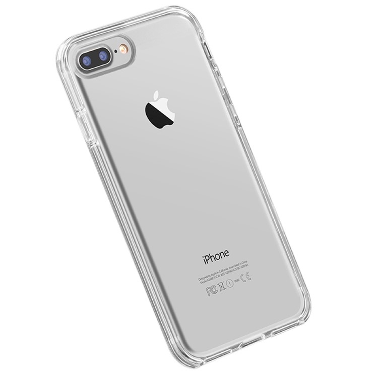 TORRAS Fence Series Impact Resistant Clear TPU Case for iPhone 7 Plus 5.5 (2016) - Transparent-3