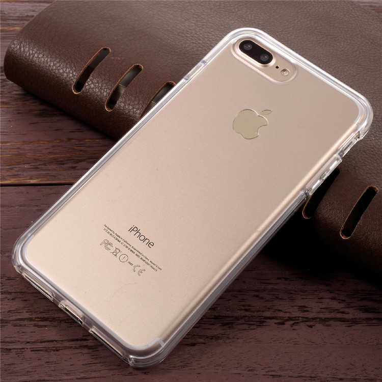 TORRAS Fence Series Impact Resistant Clear TPU Case for iPhone 7 Plus 5.5 (2016) - Transparent-4