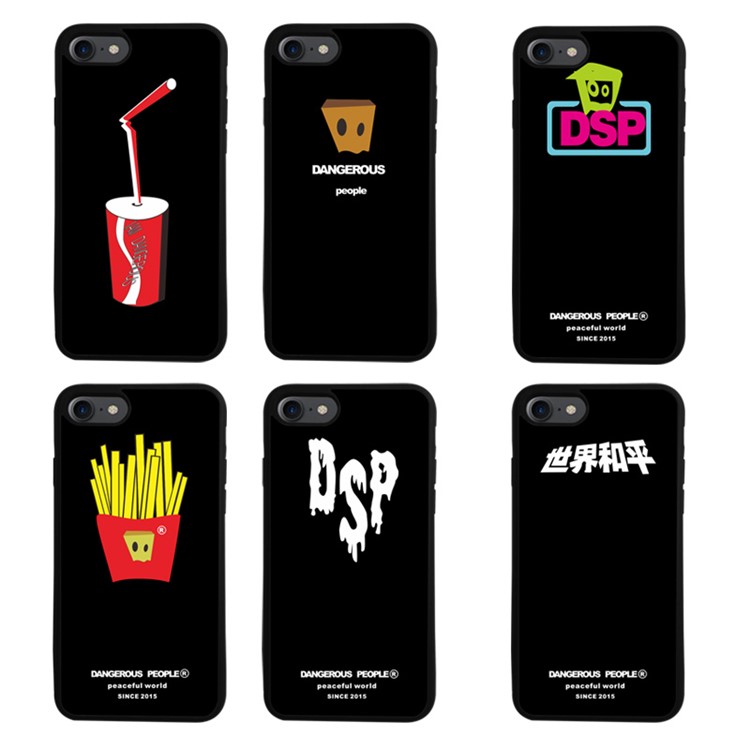 Fashion Brand Dangerous People Pattern Phone Case Matte TPU for iPhone 7 4.7 - Coke Bottle-6