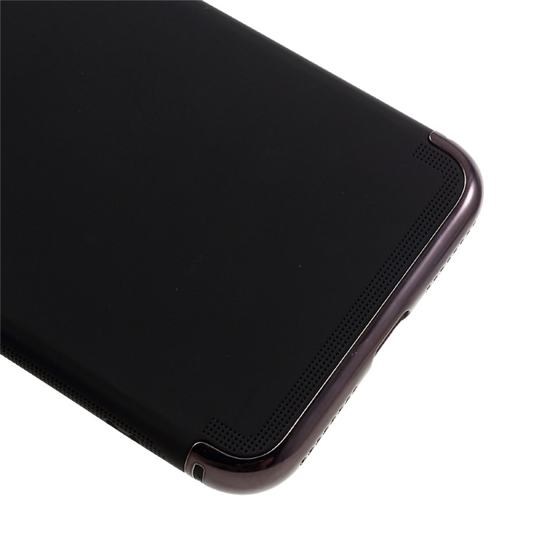 BARANAR Soft TPU Cellphone Case for iPhone 7 Plus with Plated Hard Edges - Black-4