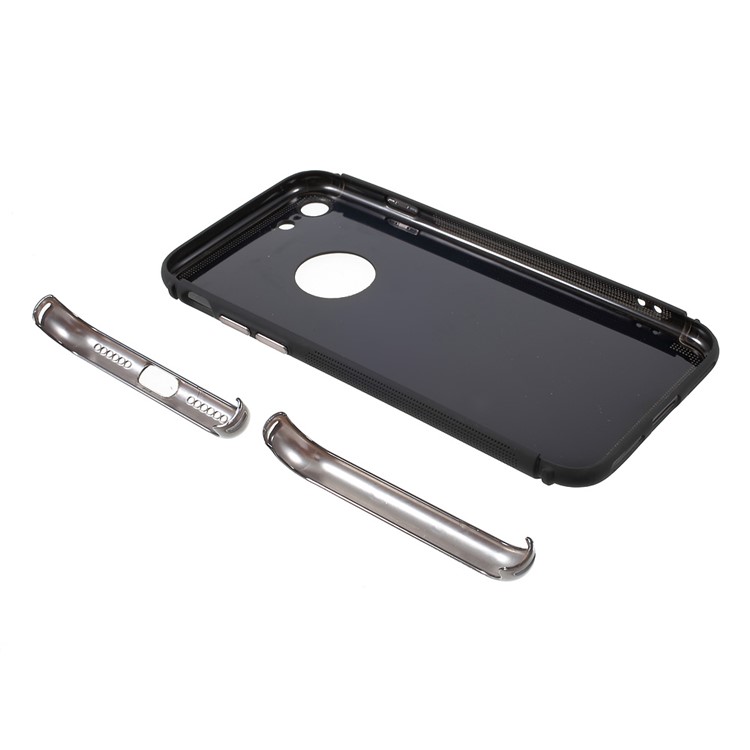 BARANAR Hybrid Mobile Phone Case (Plastic, TPU) for iPhone 7 4.7 inch - Black-3