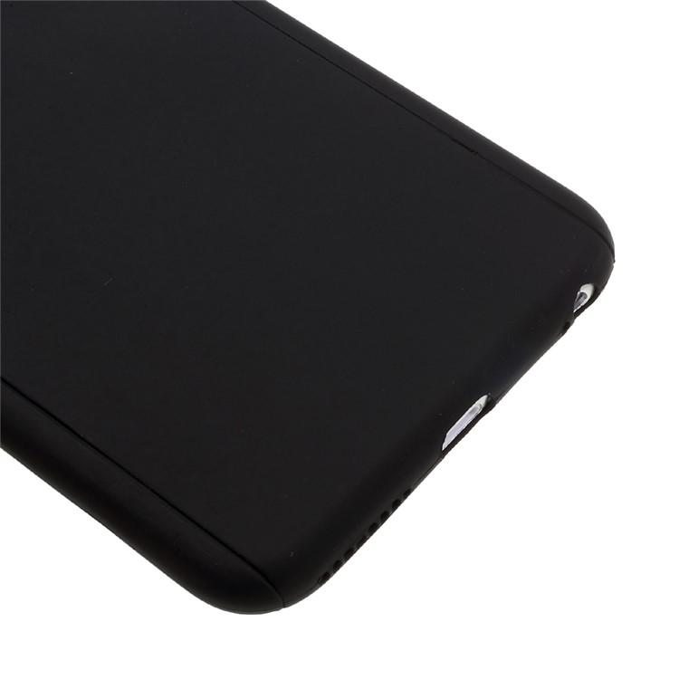 Full Protector 2-Piece Plastic Case + Tempered Glass Screen Film for iPhone 6s/6 4.7 - Black-4