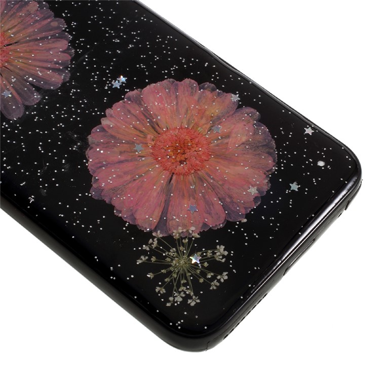 Handmade Real Dried Pressed Flower Leaf TPU Case for iPhone 6s Plus / 6 Plus - Pink Daisy-5