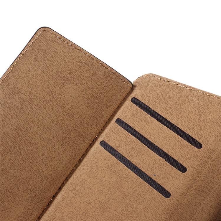 2-in-1 Magnetic Wallet Split Leather Case for iPhone 6s Plus / 6 Plus with Inner TPU Back Cover - Black-10