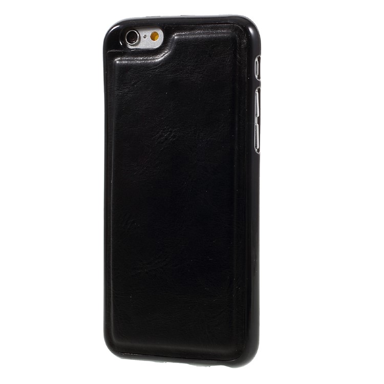 2-in-1 Magnetic Wallet Split Leather Case for iPhone 6s Plus / 6 Plus with Inner TPU Back Cover - Black-11