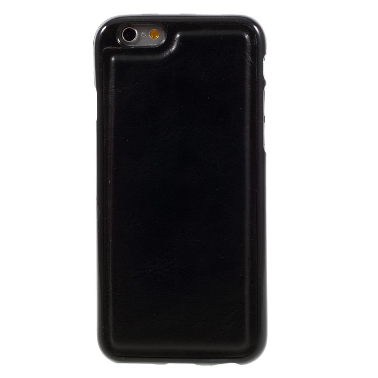 2-in-1 Magnetic Wallet Split Leather Case for iPhone 6s Plus / 6 Plus with Inner TPU Back Cover - Black-12