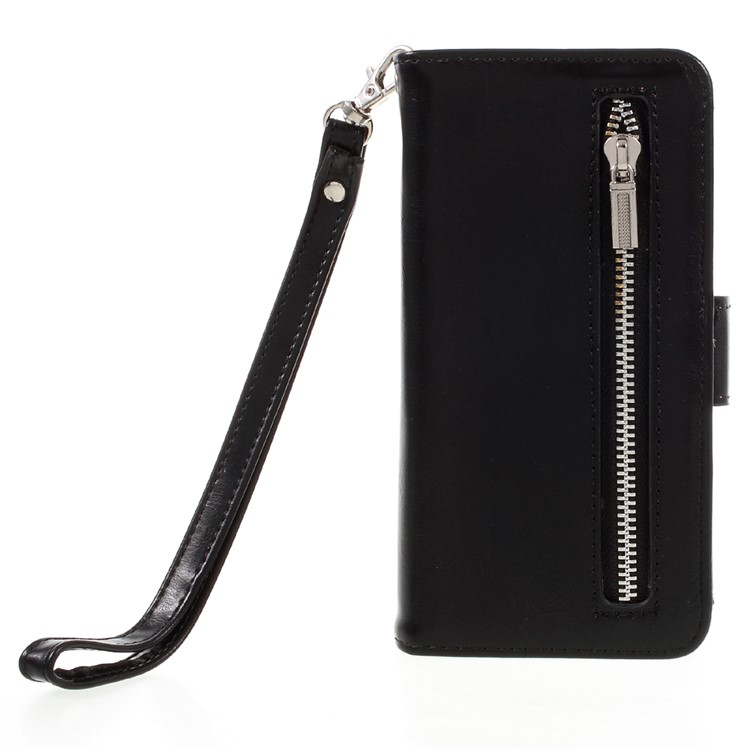2-in-1 Magnetic Wallet Split Leather Case for iPhone 6s Plus / 6 Plus with Inner TPU Back Cover - Black-3