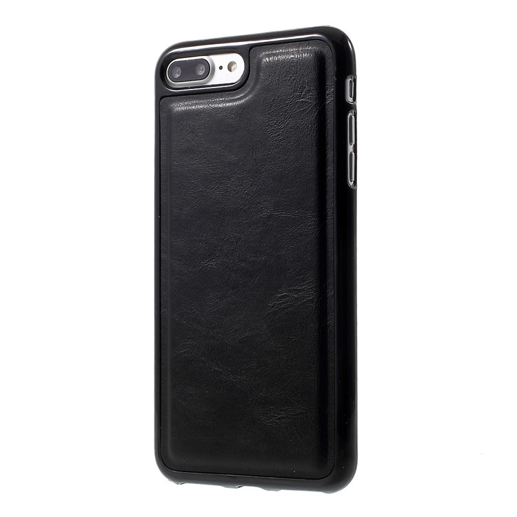2-in-1 Magnetic Split Leather Wallet Case for iPhone 7 Plus with Removable Inner Case - Black-9