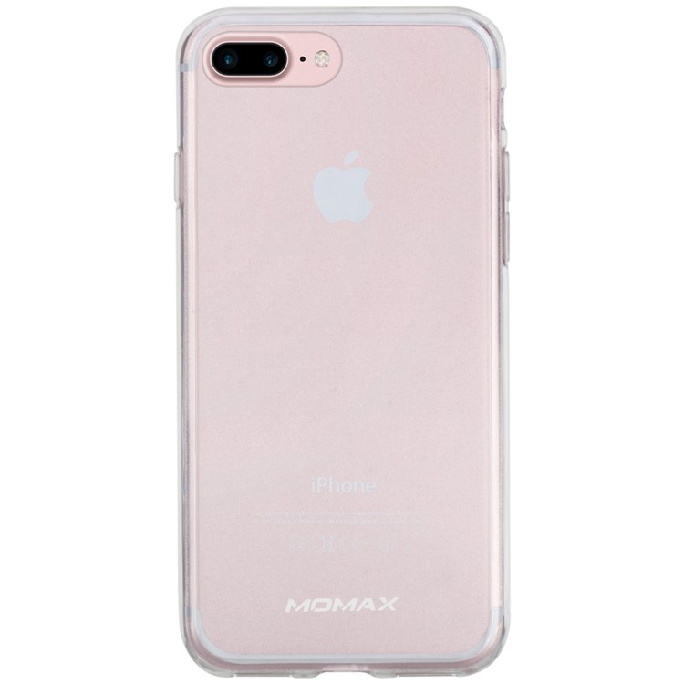 MOMAX Gradient Crystal Clear Phone Case for iPhone 7 Plus (PC + TPU Edges) - Transparent-5